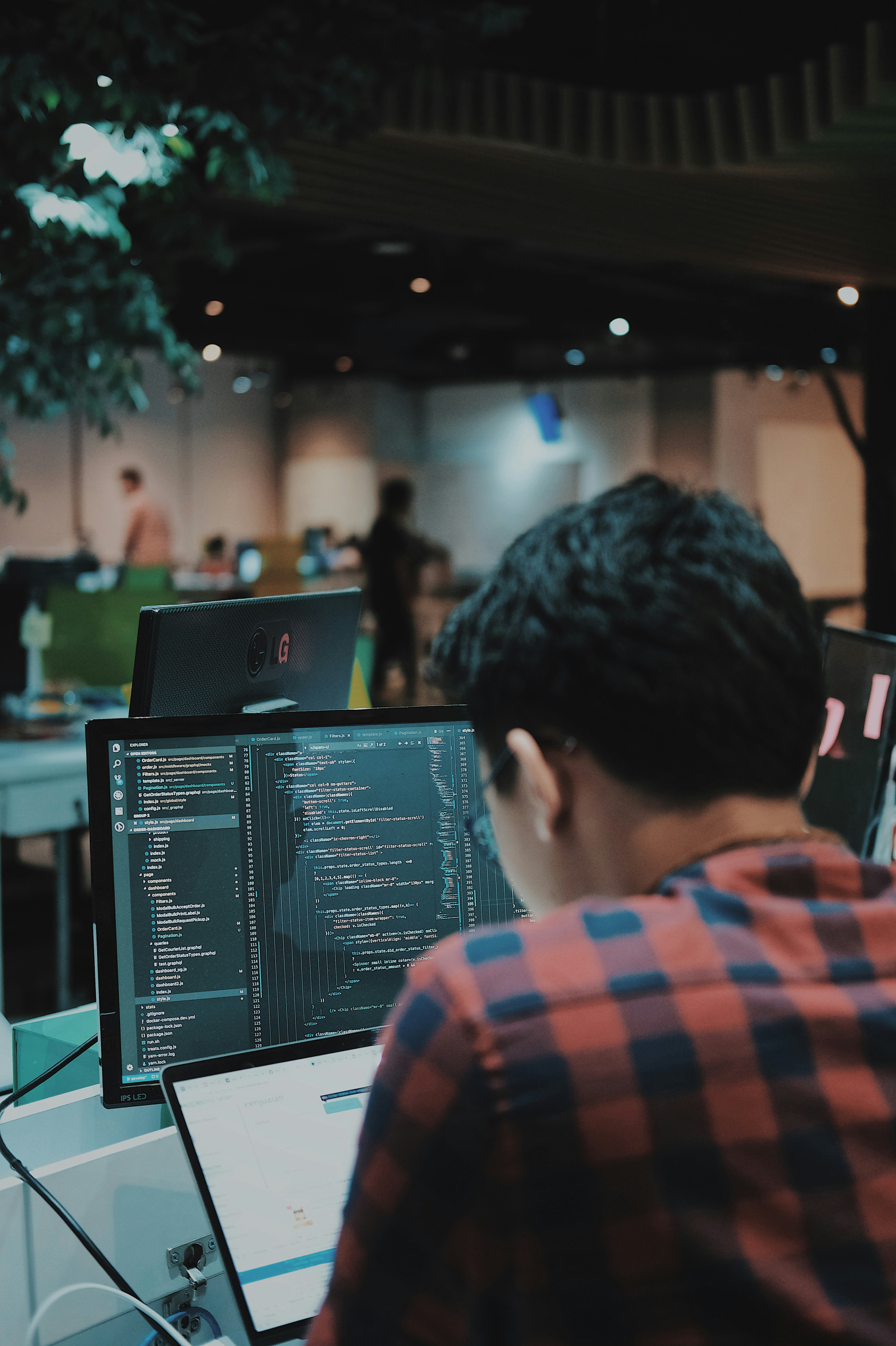 Developer at work